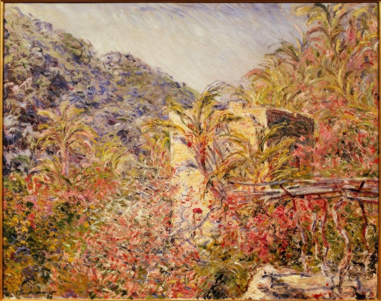 Dolina Sasso, efekt słońca autorstwa Claude Monet