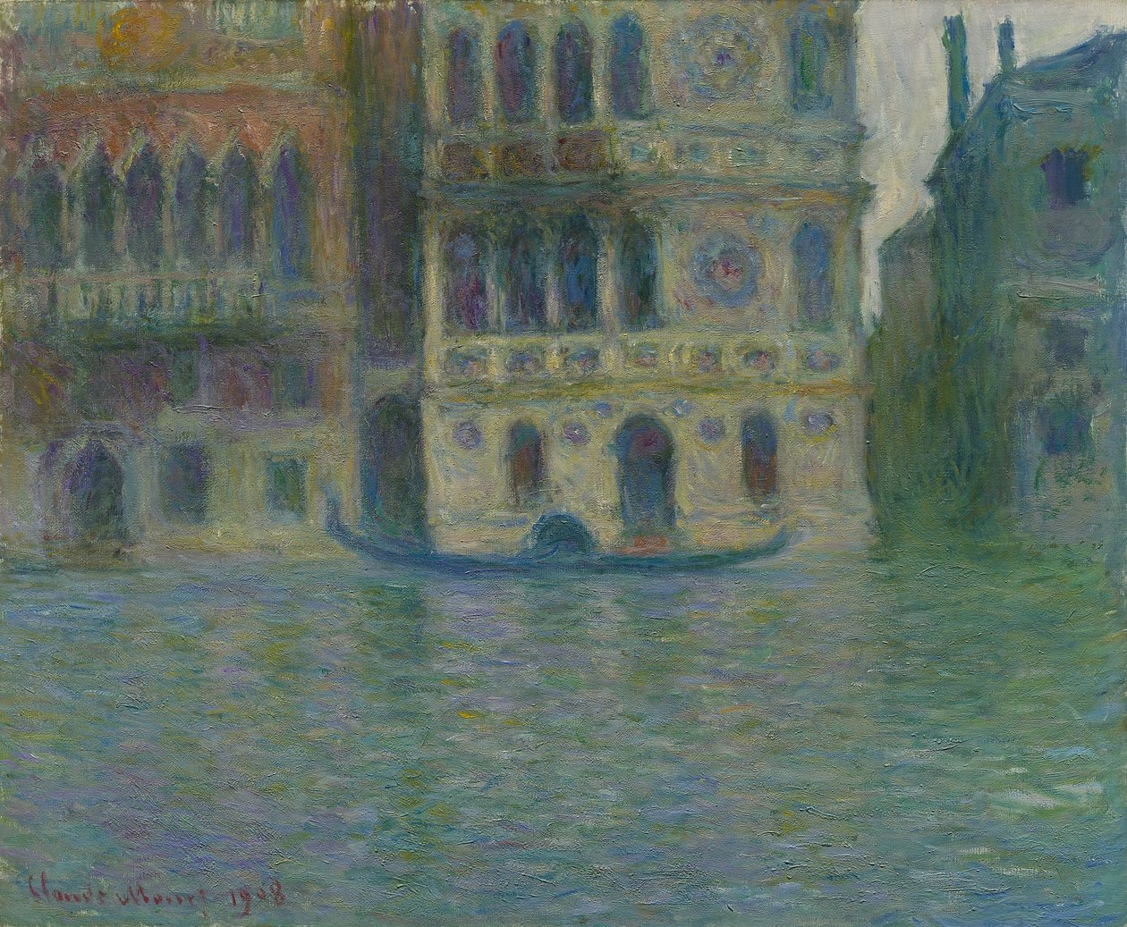 Wenecja, Palazzo Dario, 1908 autorstwa Claude Monet
