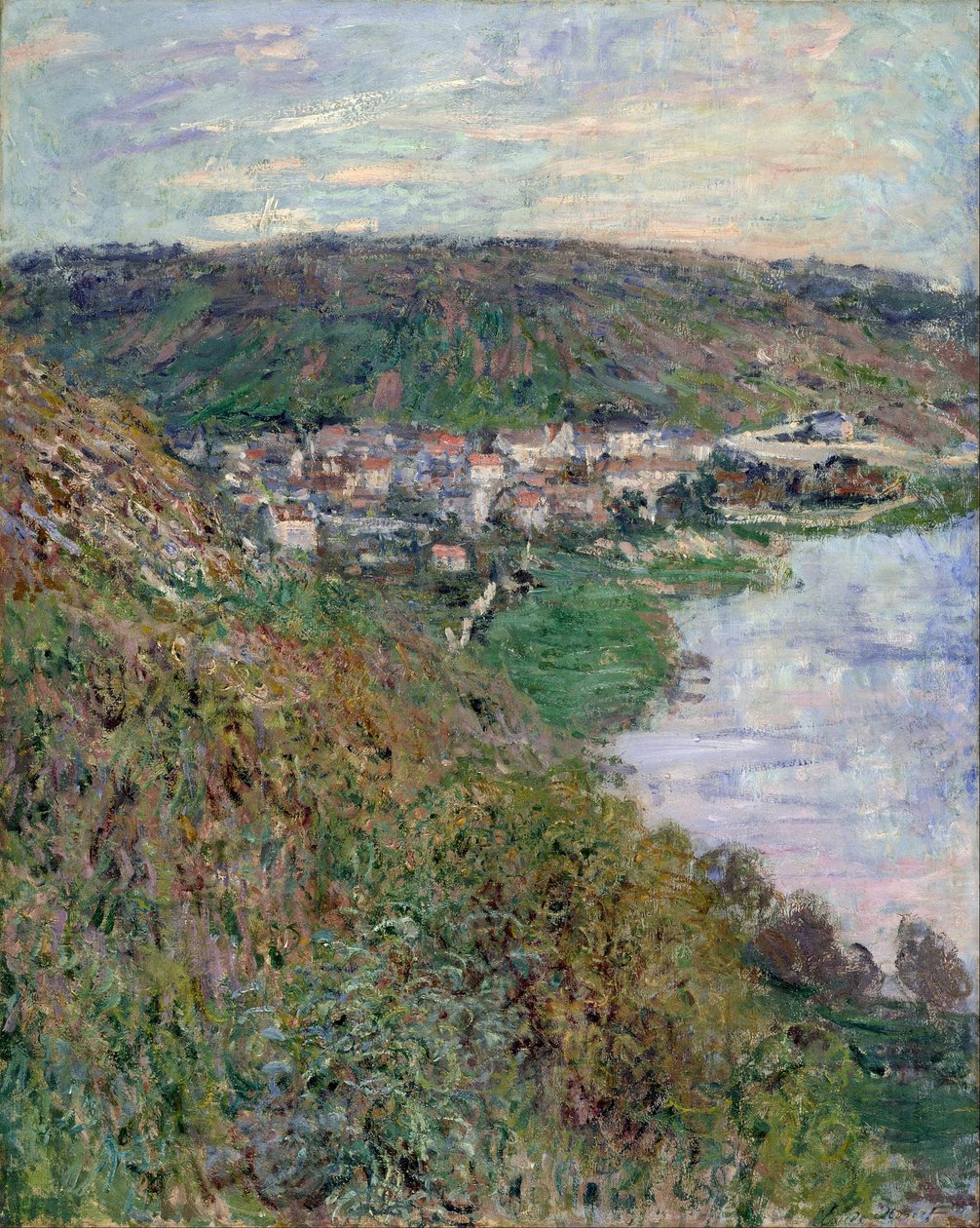 Widok Vétheuil autorstwa Claude Monet