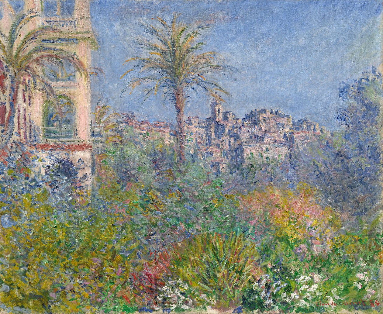 Wille w Bordighera, 1884. autorstwa Claude Monet