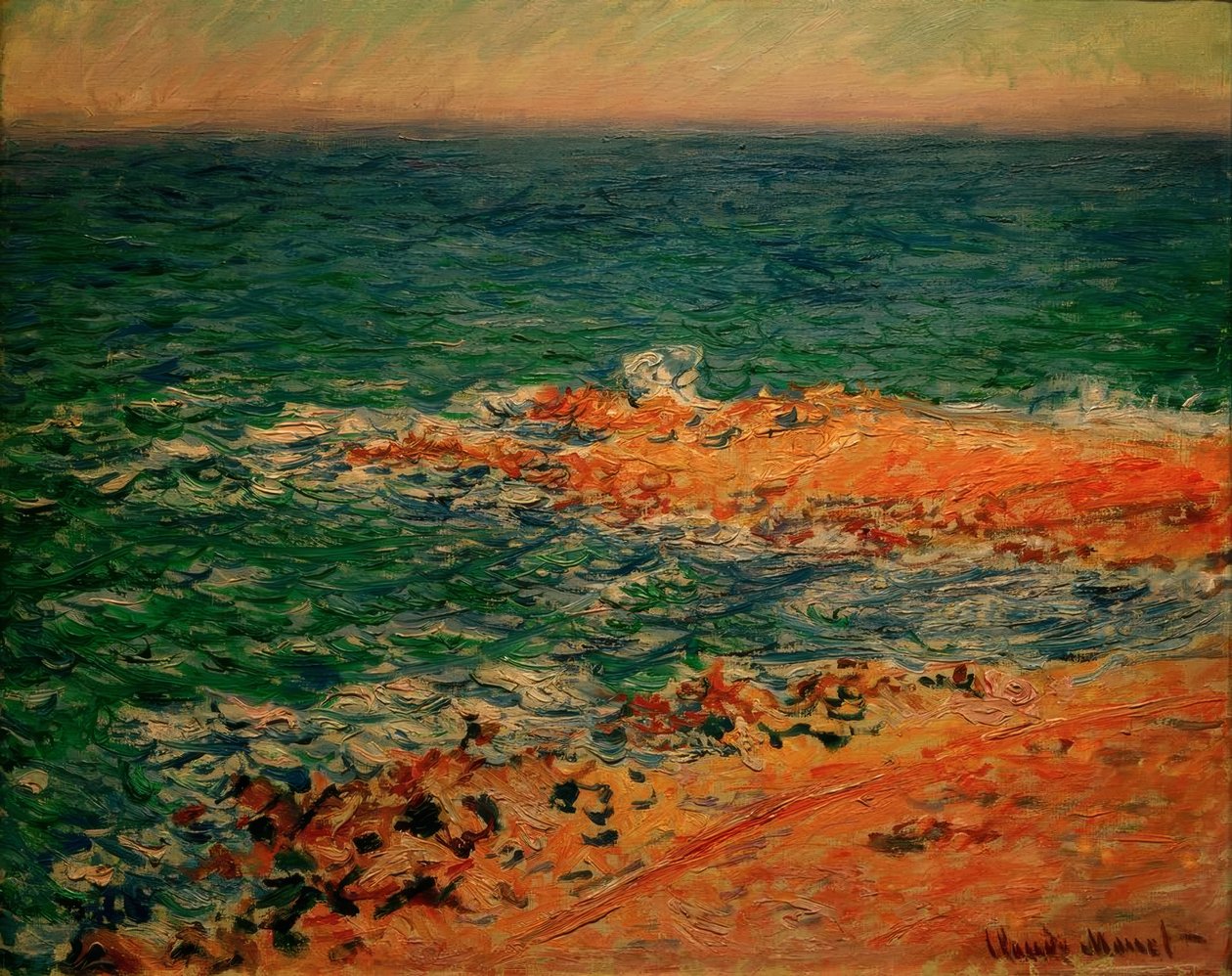Widok morza autorstwa Claude Monet
