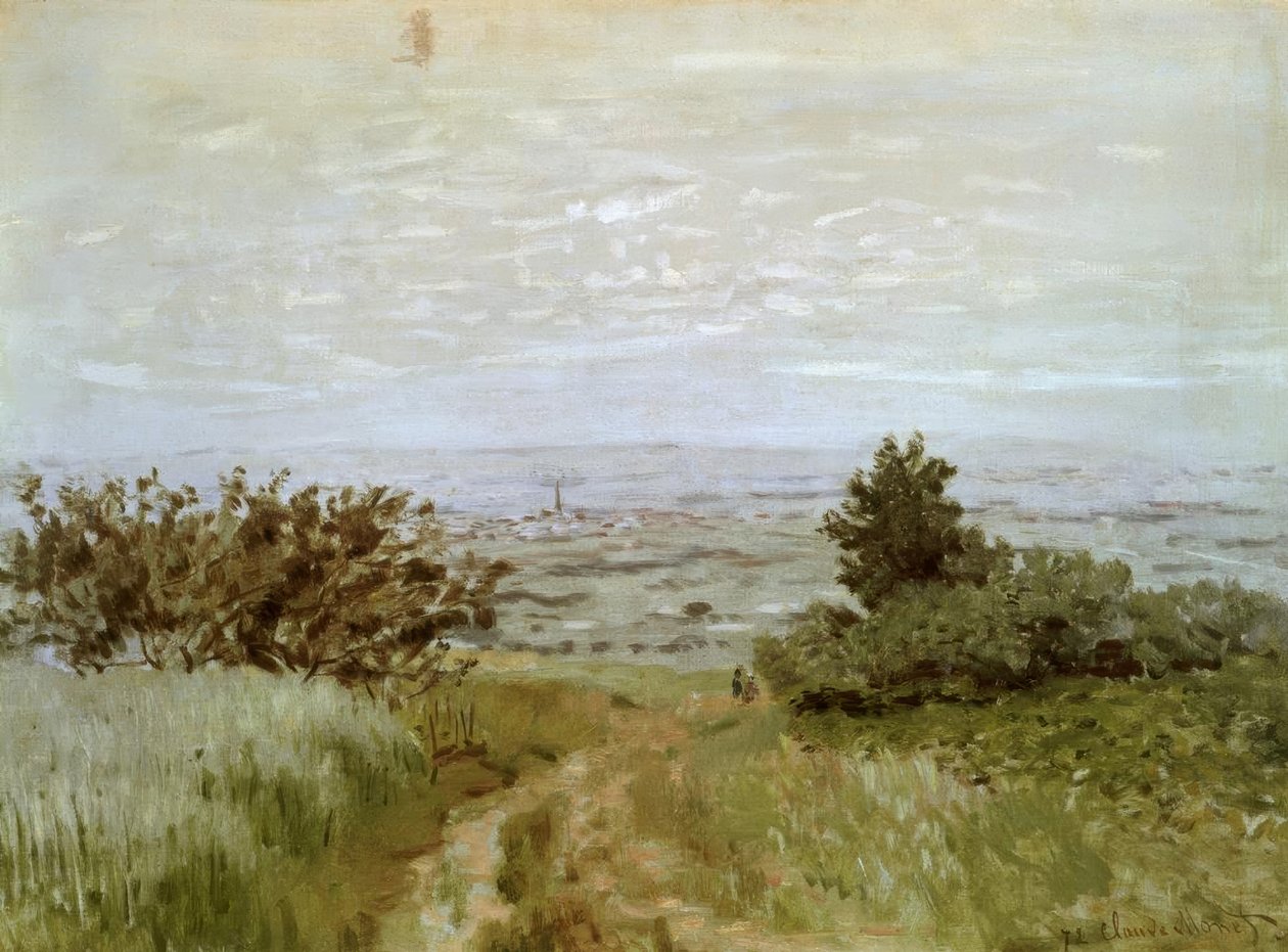 Widok na równinę w Argenteuil autorstwa Claude Monet