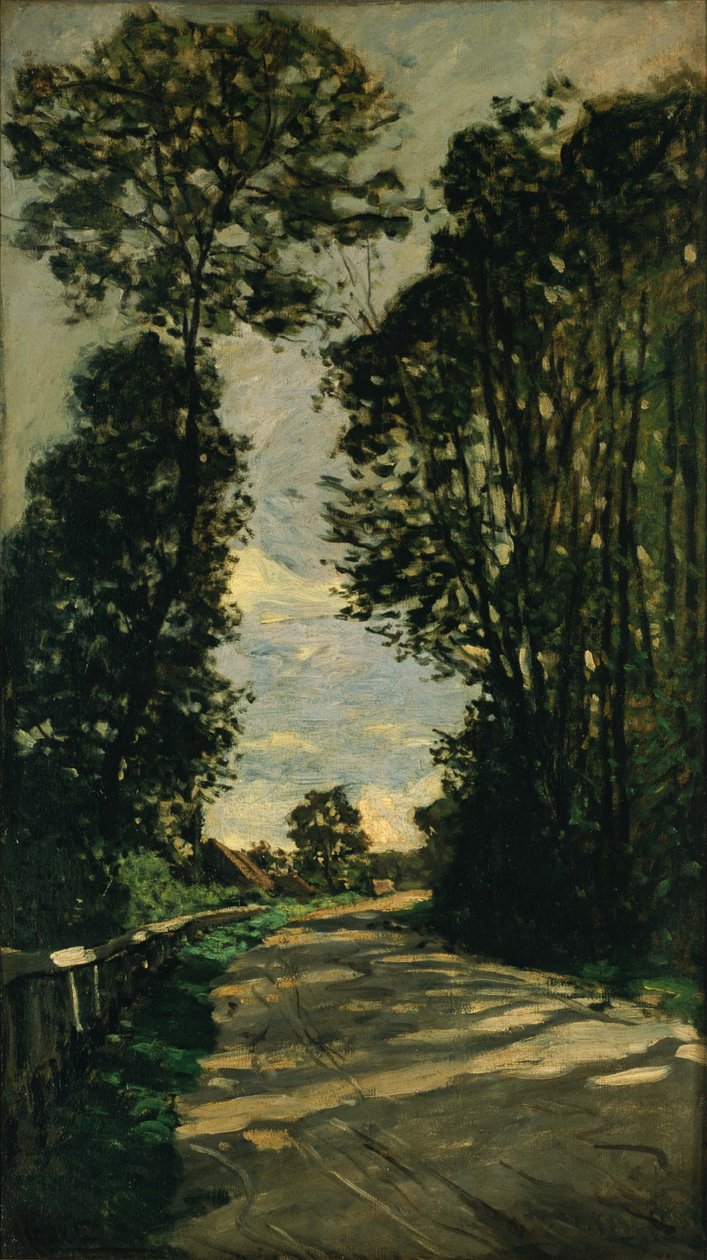 Droga spacerowa farmy Saint-Siméon, 1864 autorstwa Claude Monet