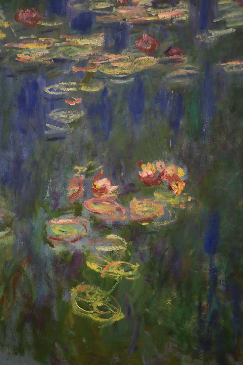 Lilie wodne (olej na płótnie) autorstwa Claude Monet
