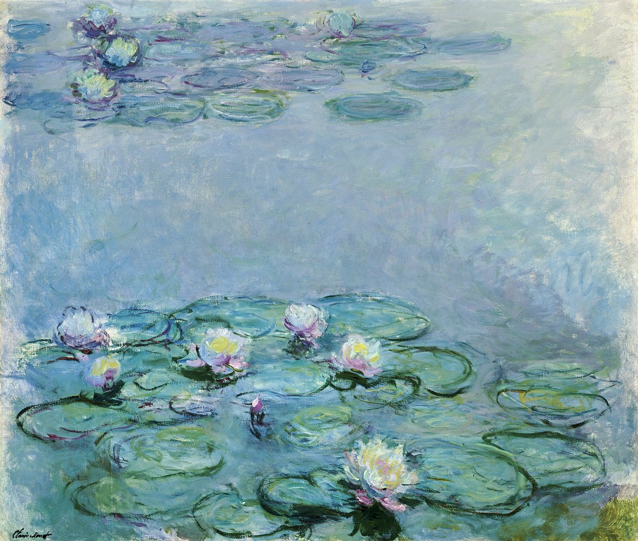 Lilie wodne autorstwa Claude Monet