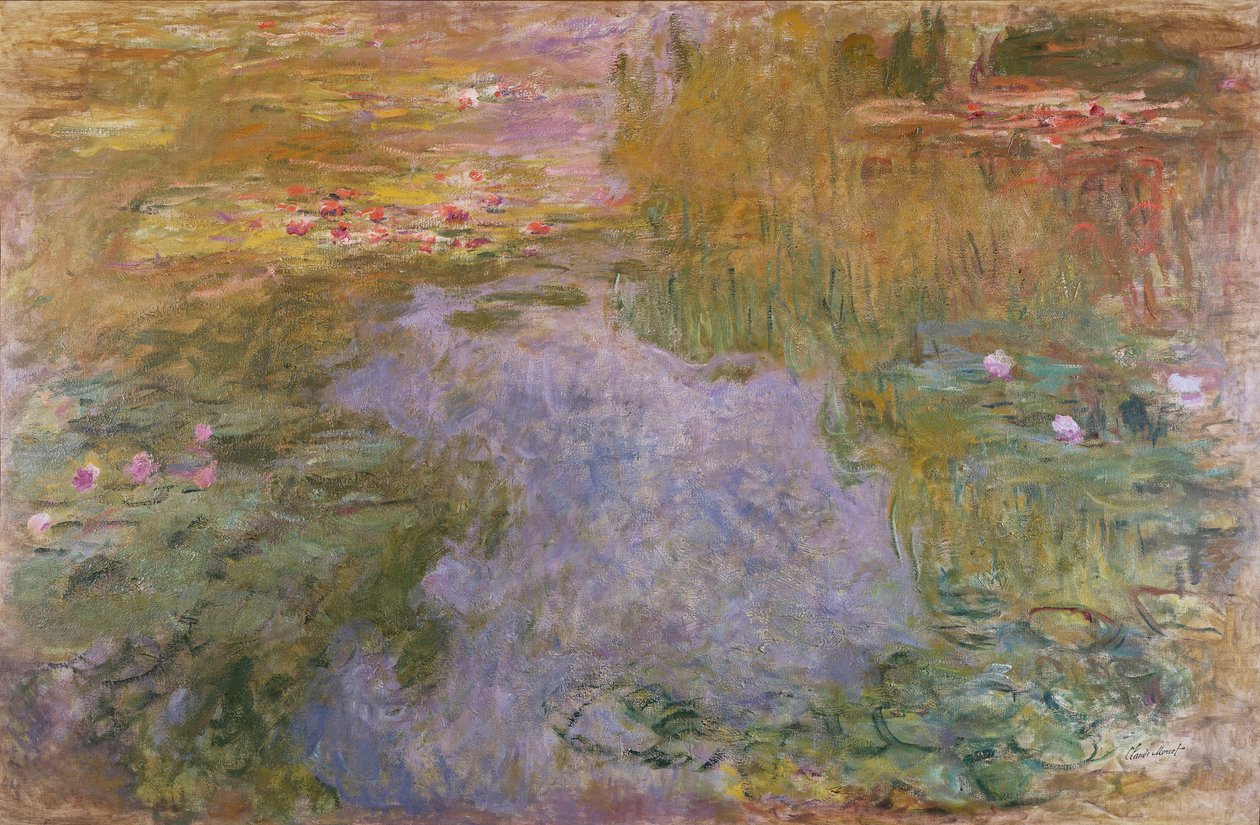 Lilie wodne, 1919 autorstwa Claude Monet