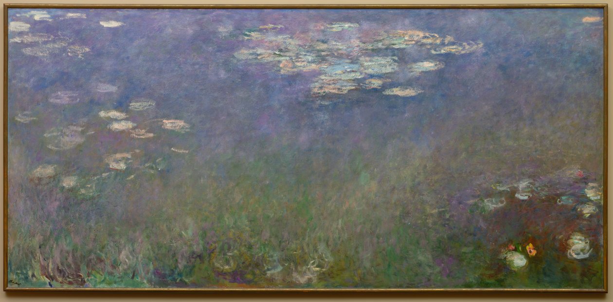 Lilie wodne Agapant, ok. 1930 r. 1915-26. autorstwa Claude Monet