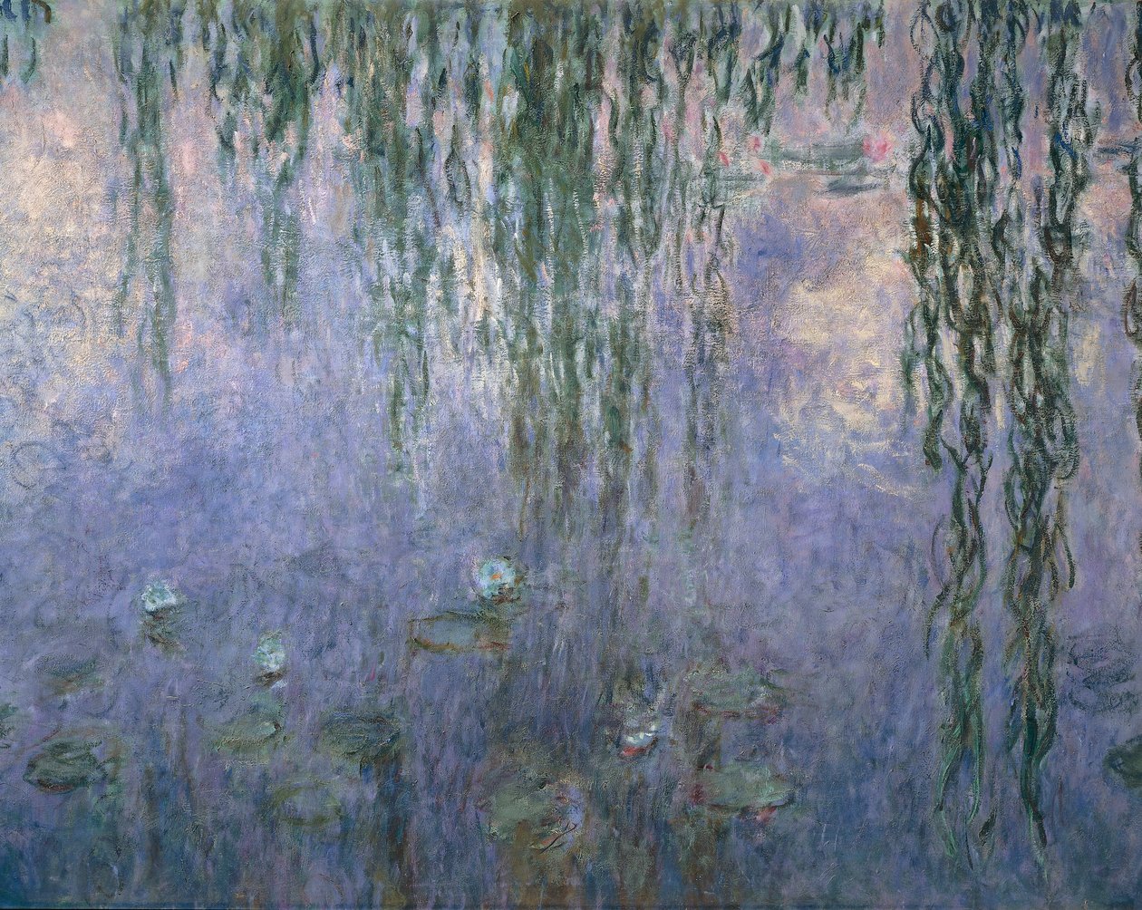 Lilie wodne, Claude Monet, detal autorstwa Claude Monet