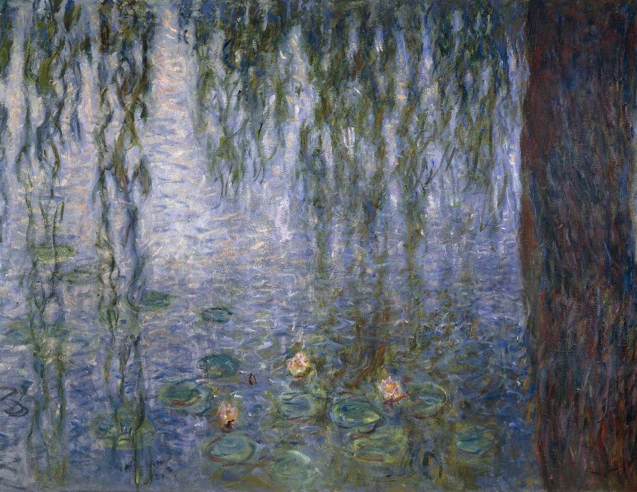 Lilie wodne, Claude Monet, detal autorstwa Claude Monet