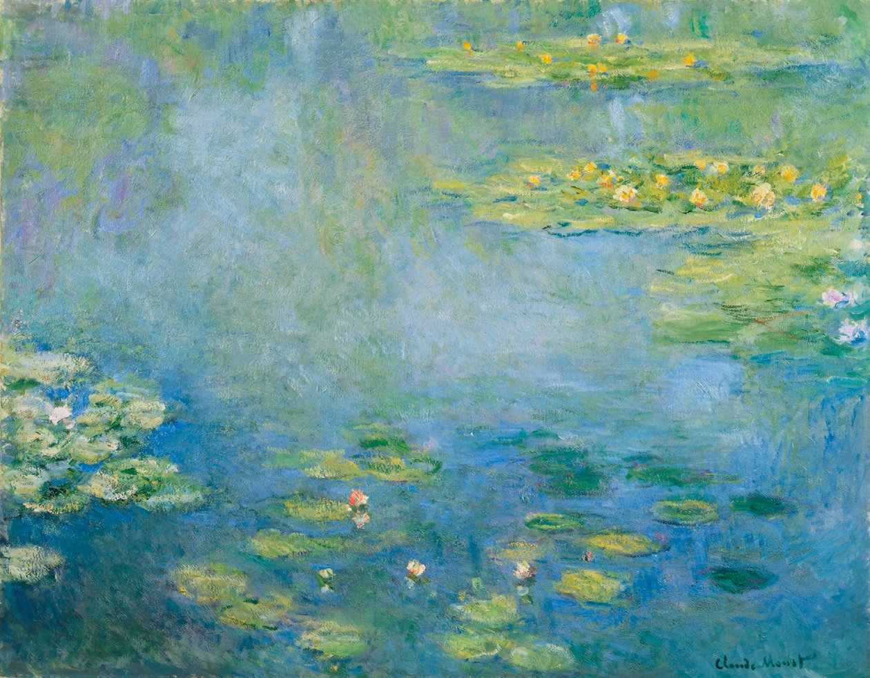 Lilie wodne, ok. 1906 autorstwa Claude Monet