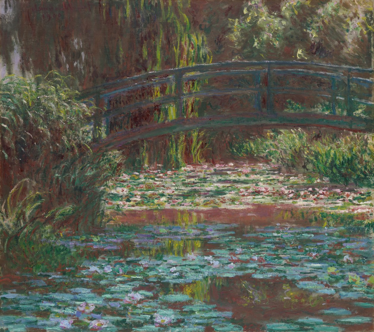 Staw lilii wodnych autorstwa Claude Monet