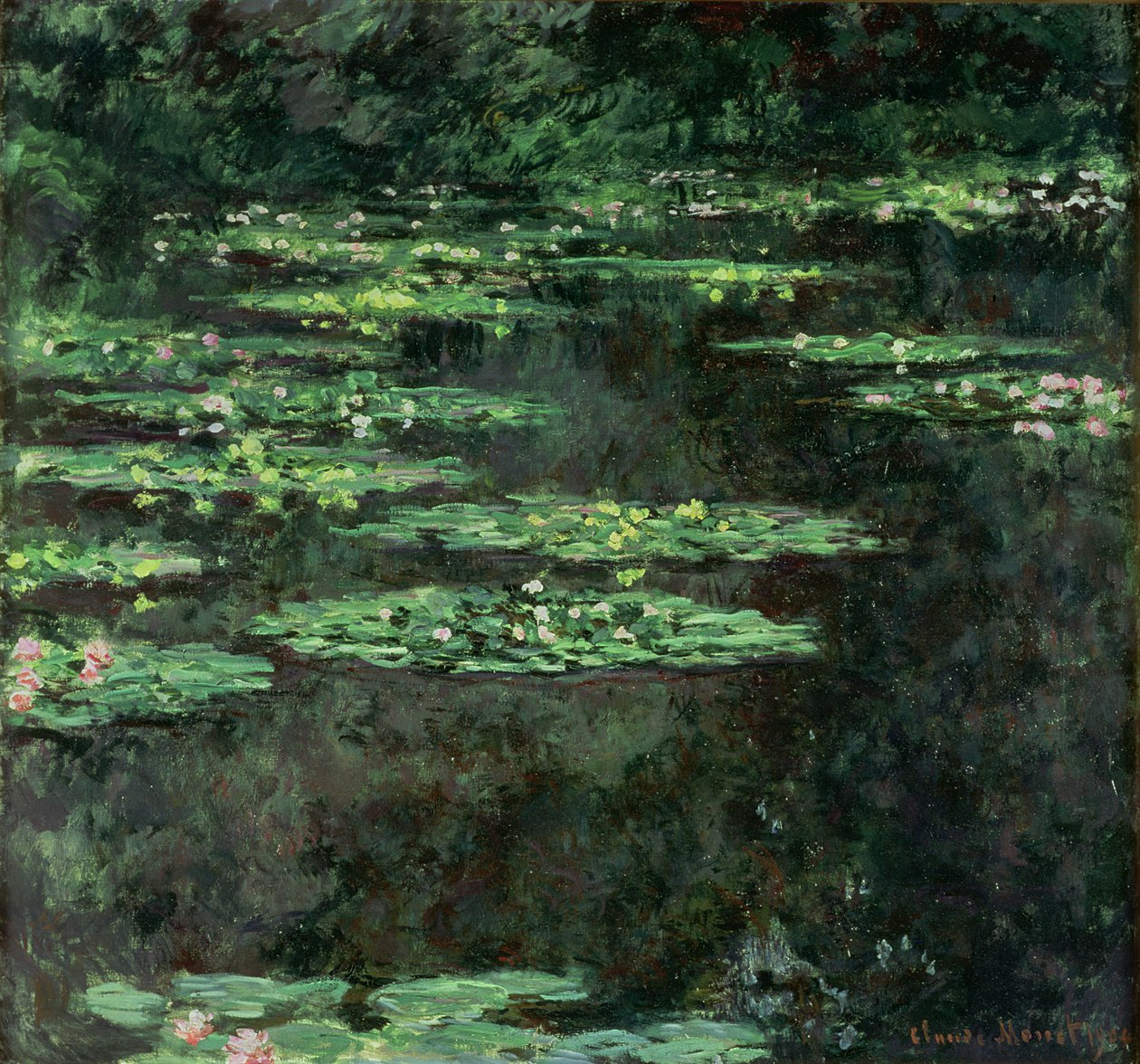 Lilie wodne autorstwa Claude Monet