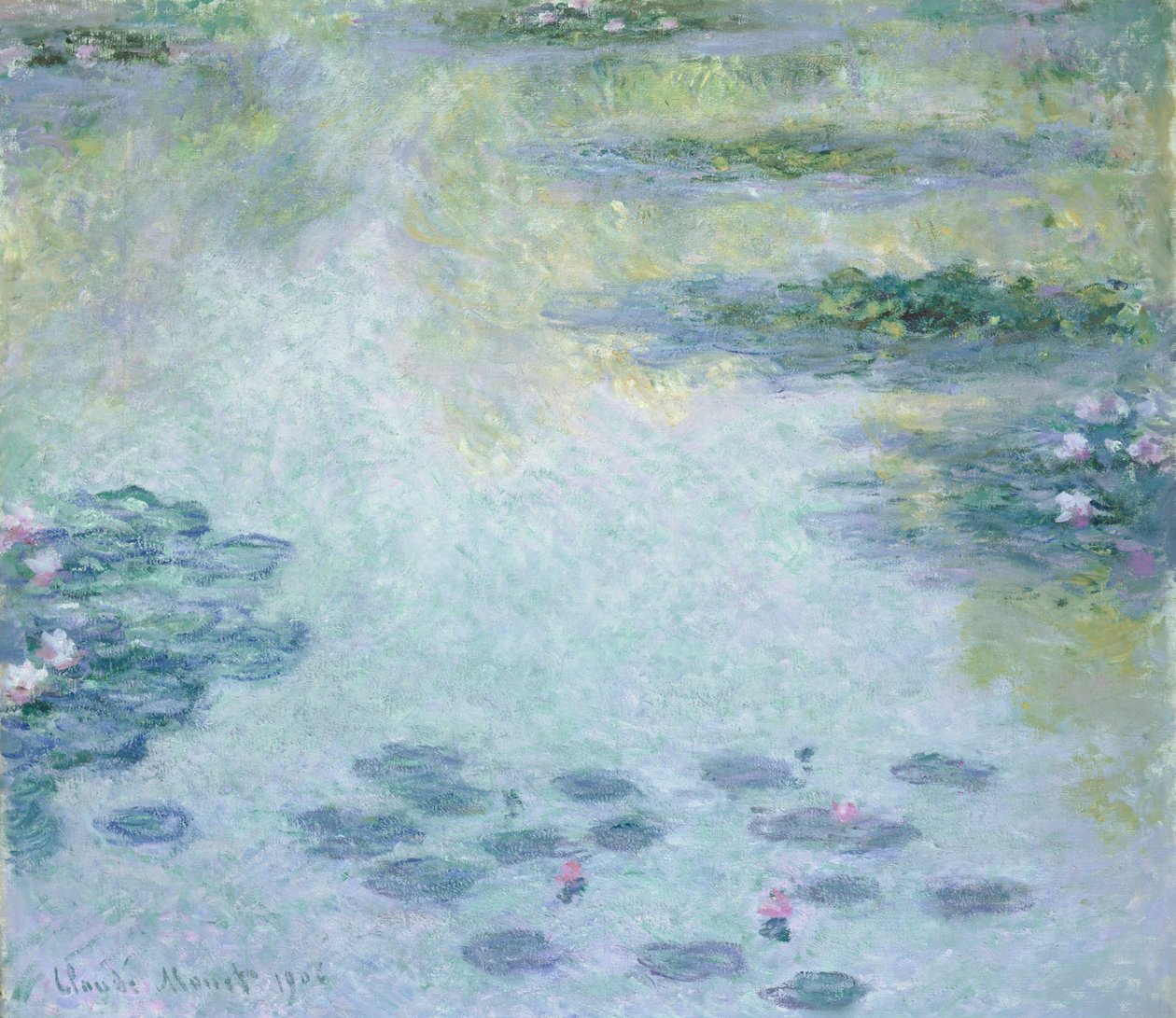 „Lilie wodne”, 1906 autorstwa Claude Monet