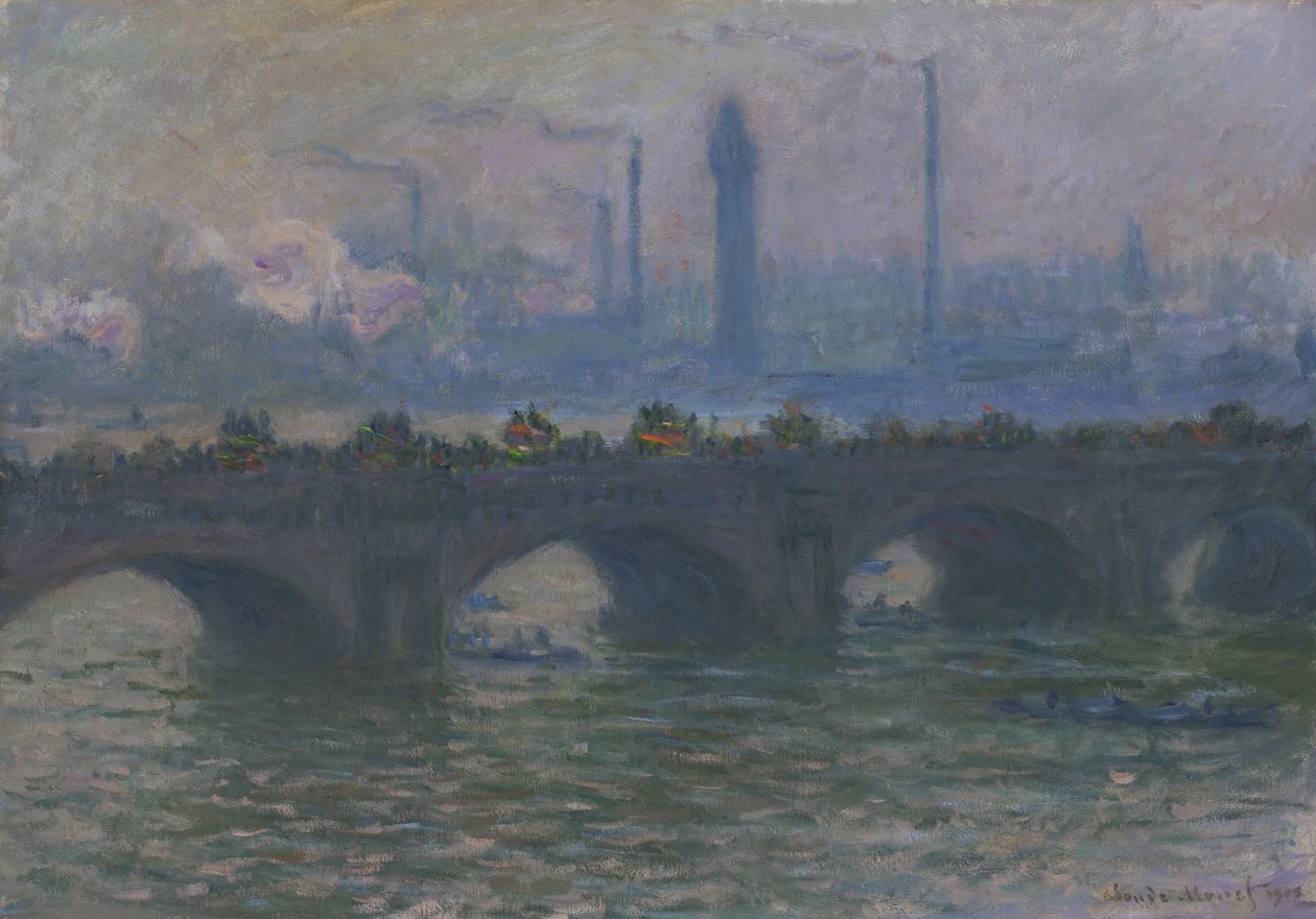 Most Waterloo, 1903 autorstwa Claude Monet
