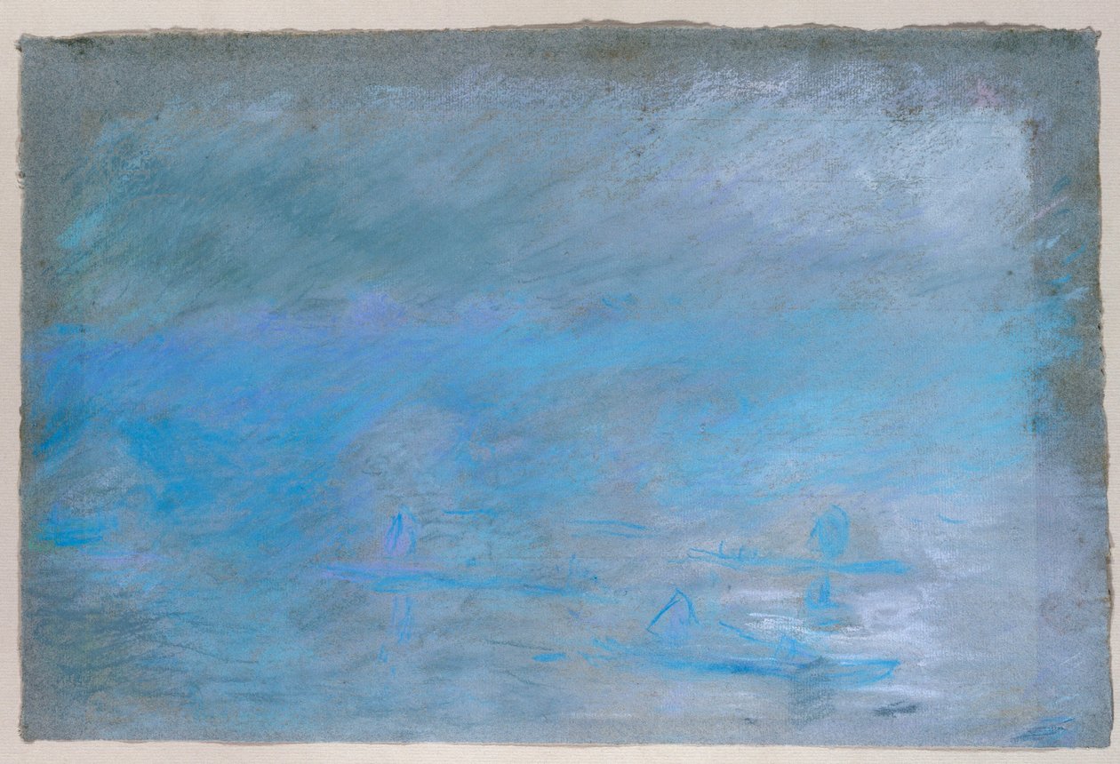 Most Waterloo, Brouillard autorstwa Claude Monet