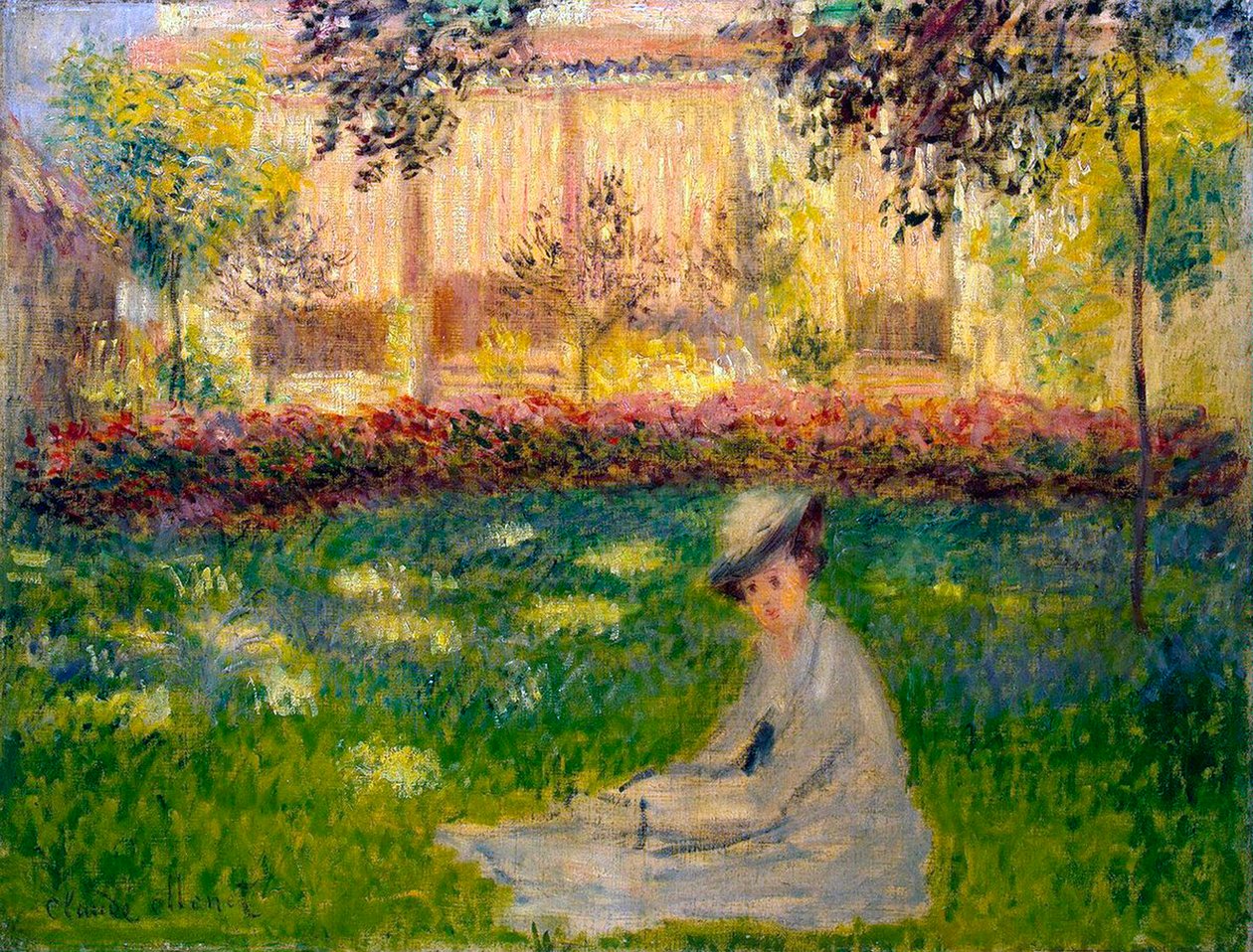 Kobieta w ogrodzie, 1876. autorstwa Claude Monet