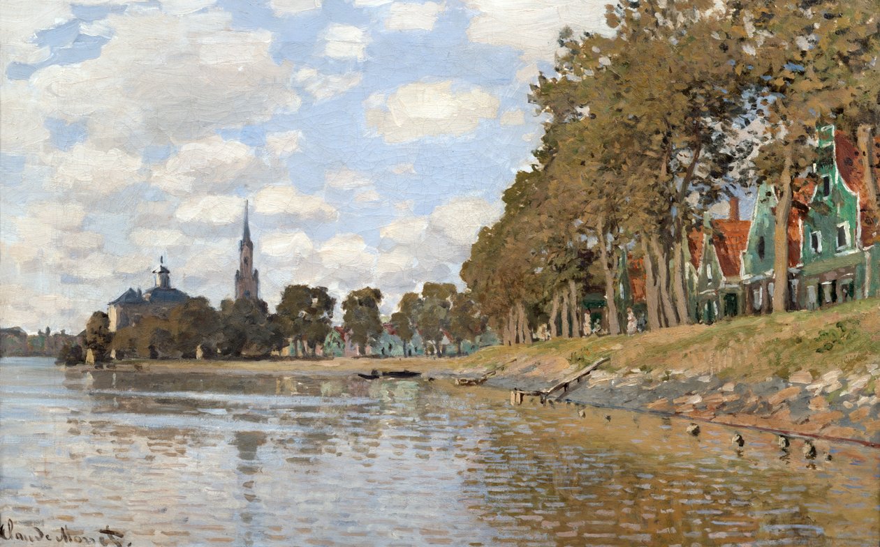 Zaandam, 1871 autorstwa Claude Monet