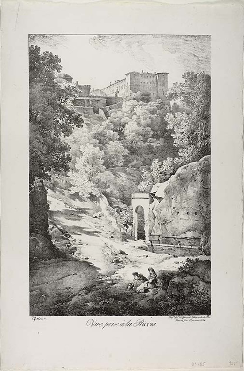 Widok z La Riccia autorstwa Claude Thienon