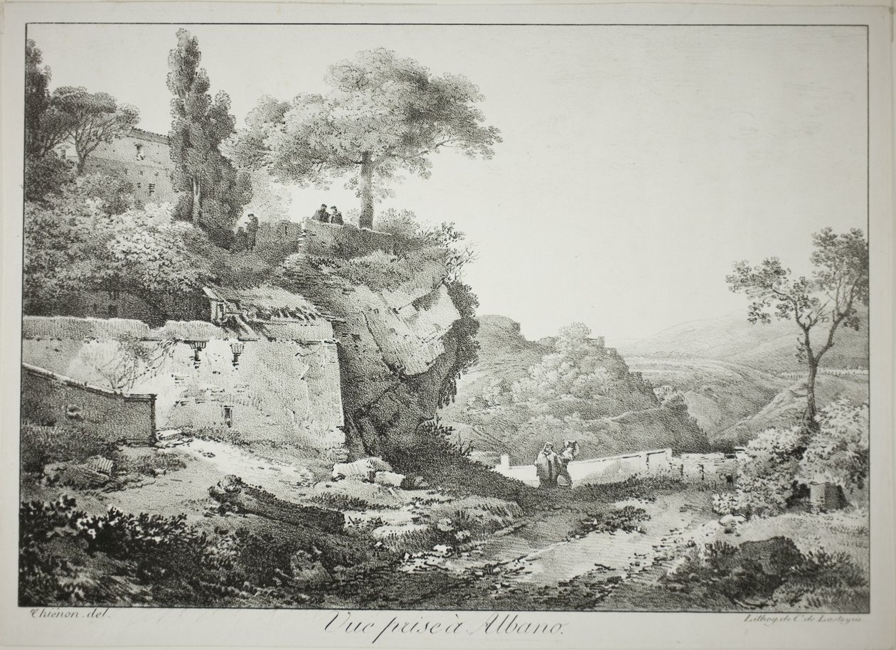 Widok Albanii autorstwa Claude Thienon