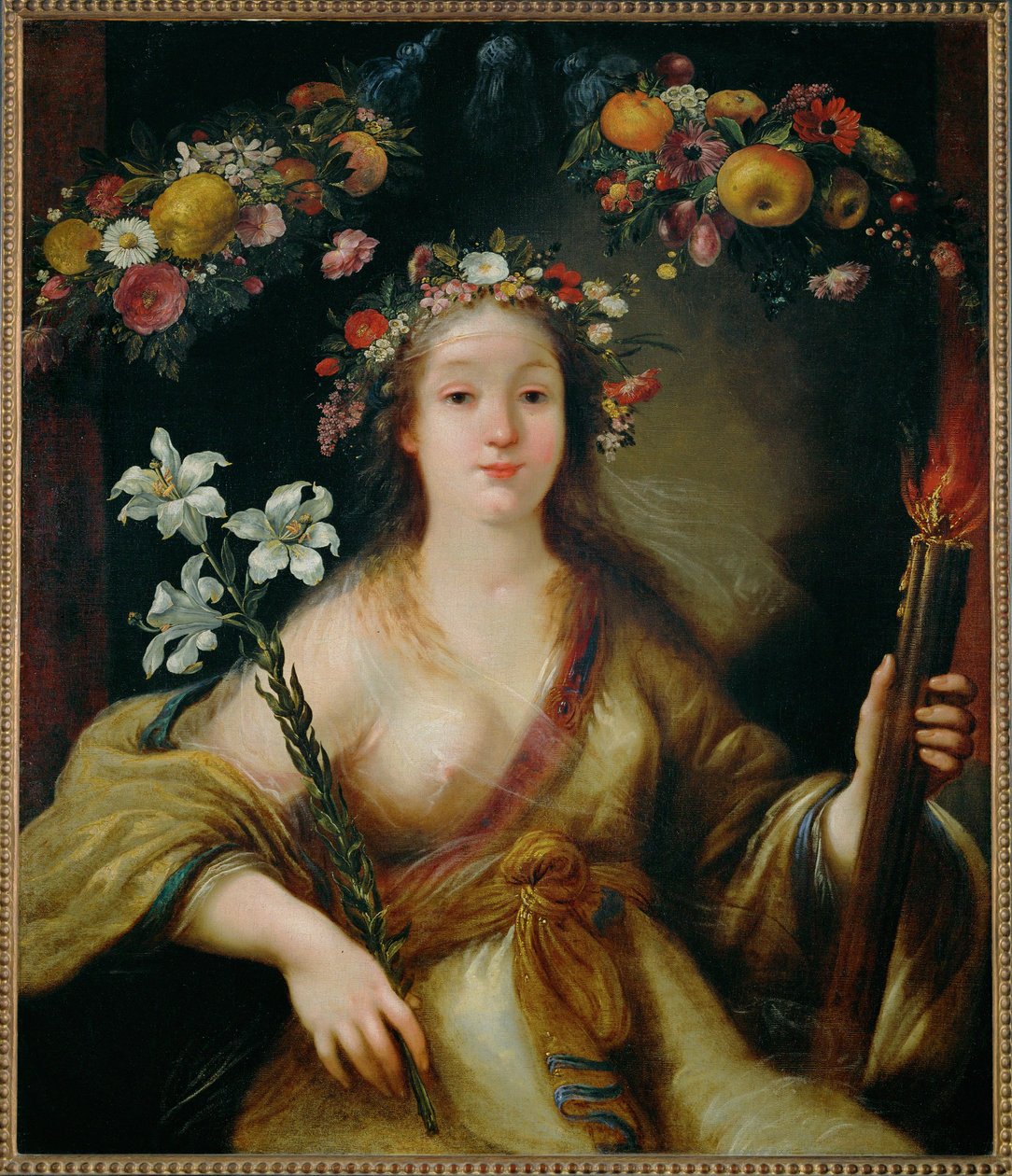Flora ... (obraz na płótnie) autorstwa Claude Vignon