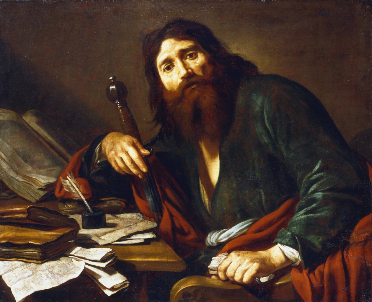 Św. Paweł Apostoł, XVII wiek autorstwa Claude Vignon