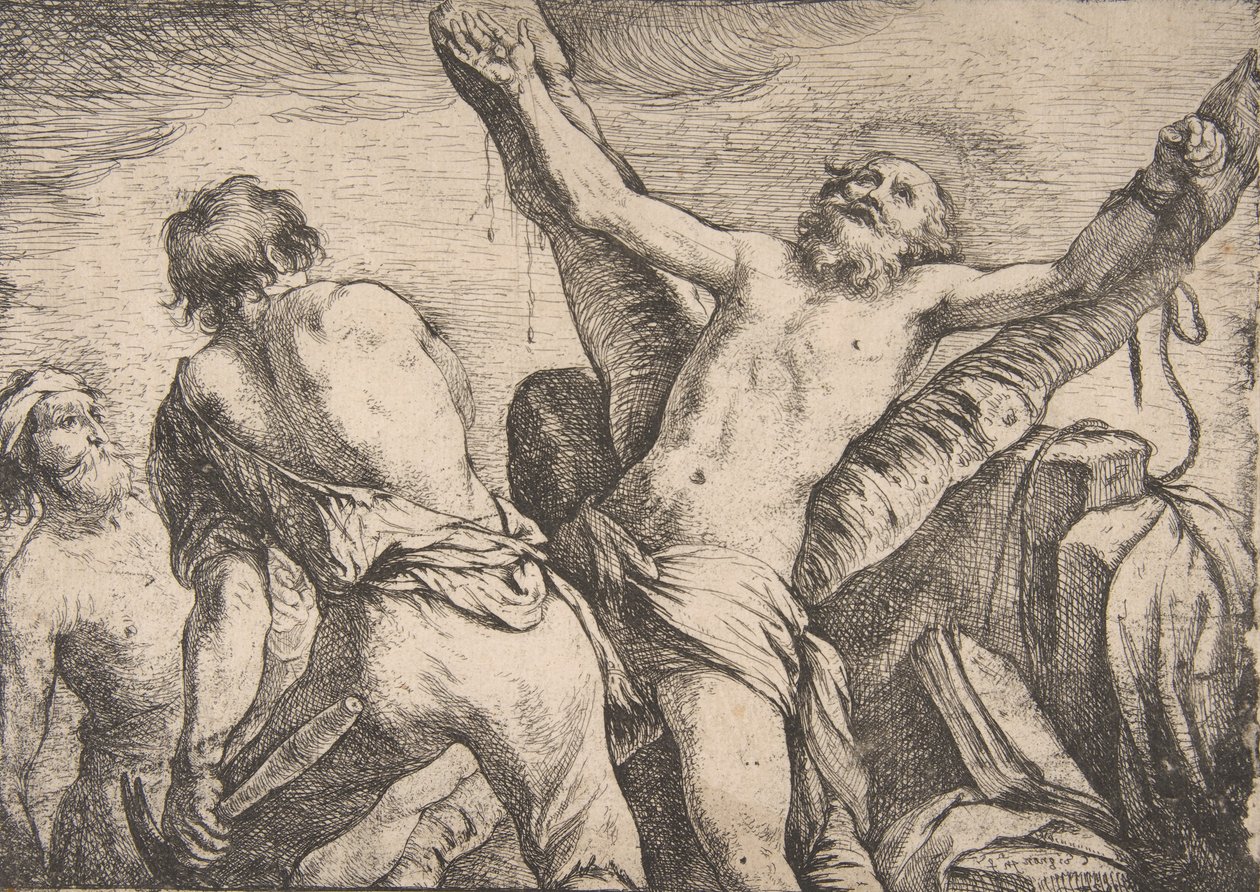 Męczeństwo św. Andrzeja, 1623. autorstwa Claude Vignon