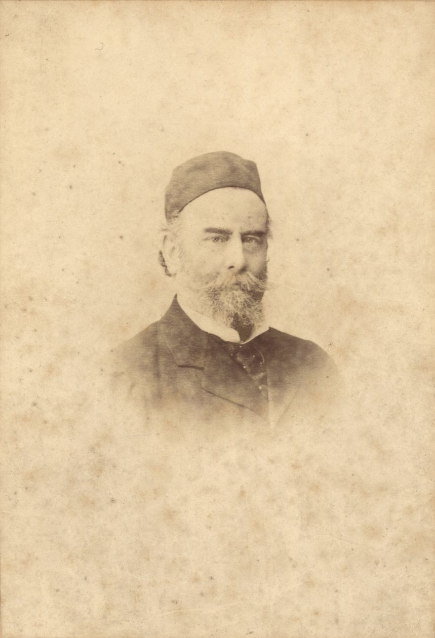 Zdjęcie portretowe Alfreda Sisleya (1839-99) (zdjęcie w sepii) autorstwa Clement Maurier