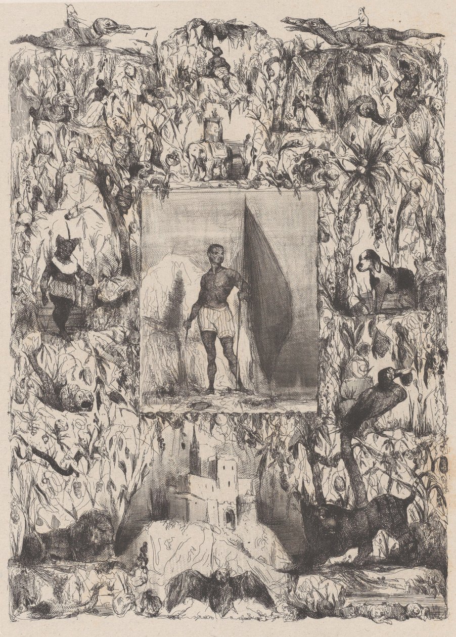 Bug-Jargal, CA. 1832. autorstwa Célestin Nanteuil
