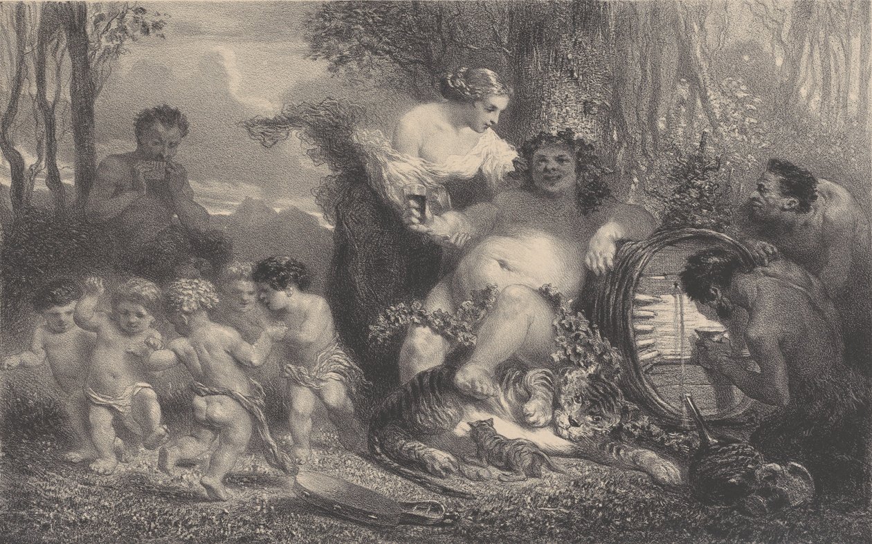Odurzenie, 1858. autorstwa Célestin Nanteuil