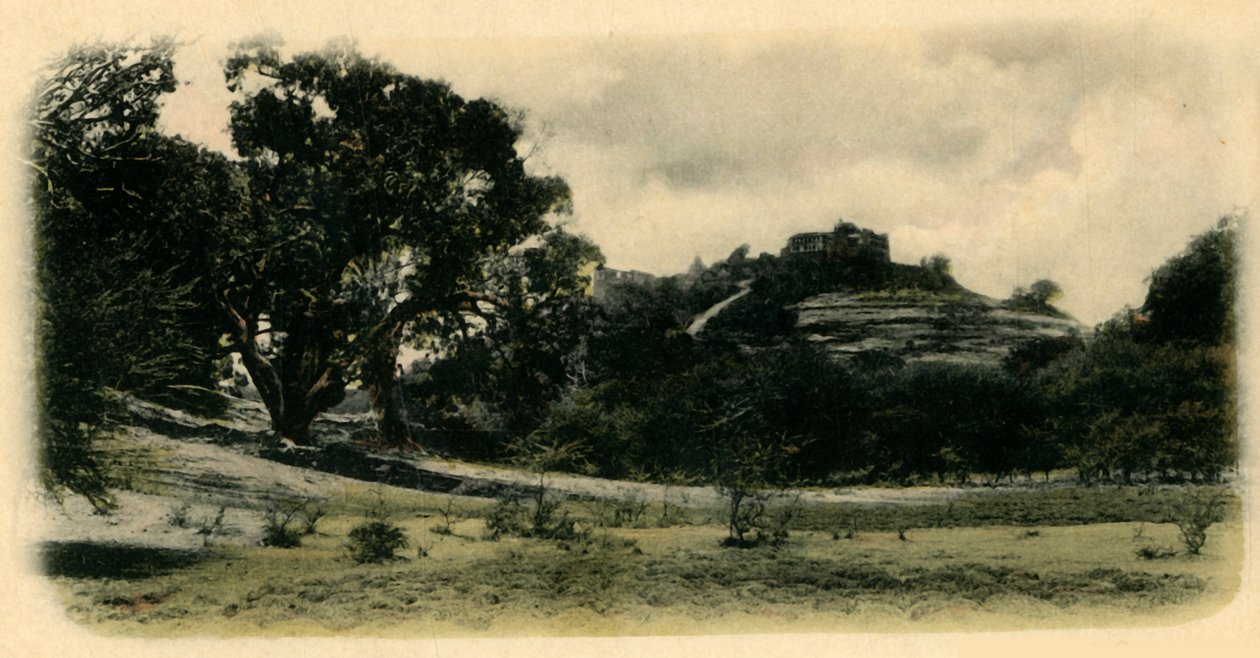„Wzgórze Parvati, Pune”, . autorstwa Clifton and Co