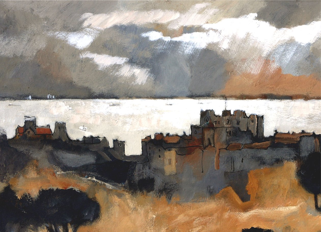 Channel Light, 2007 (akryl na pokładzie) autorstwa Clive Metcalfe