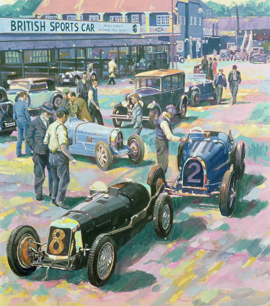 Rozkwit Brooklands autorstwa Clive Metcalfe