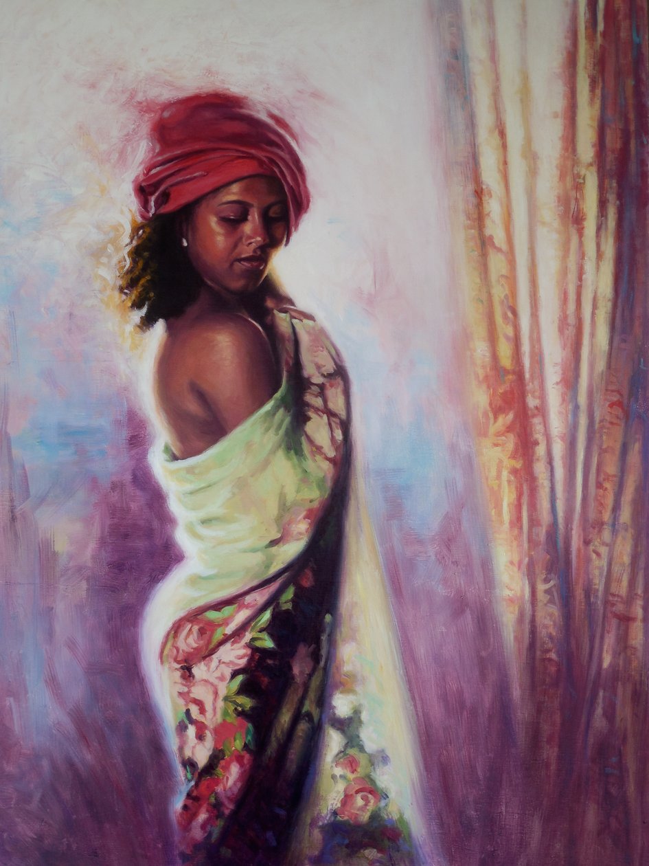 Czerwony Turban, 2015, autorstwa Colin Bootman