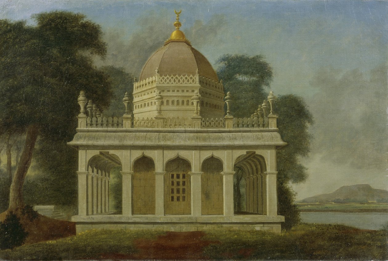 Mauzoleum w Outatori koło Trichinopoly, ok.1788 autorstwa Colonel Francis Swain Ward