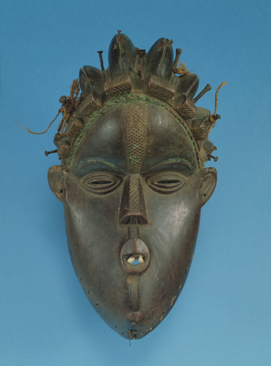 Maska, Kultura Bassa (drewno) autorstwa Congolese