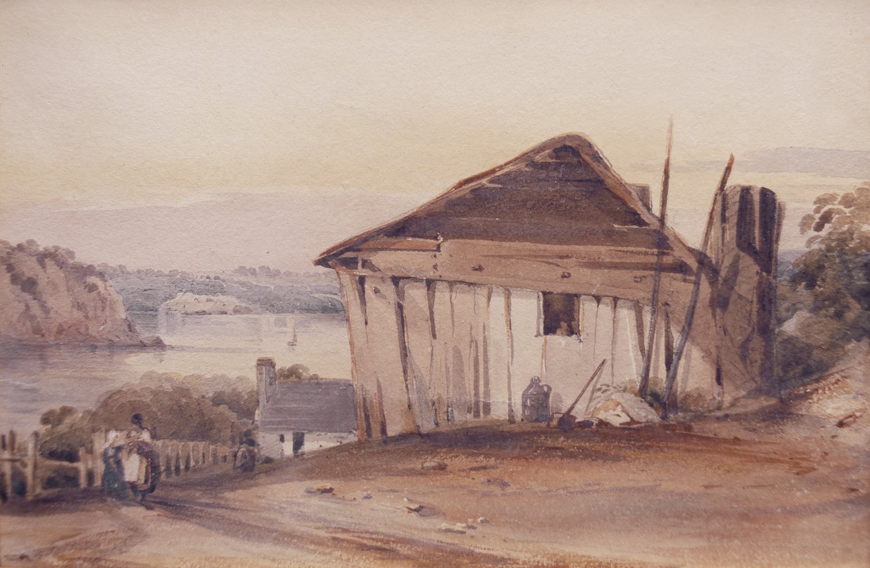 Билли Блюз Боатшед, 19-р зууны поли autorstwa Conrad Martens