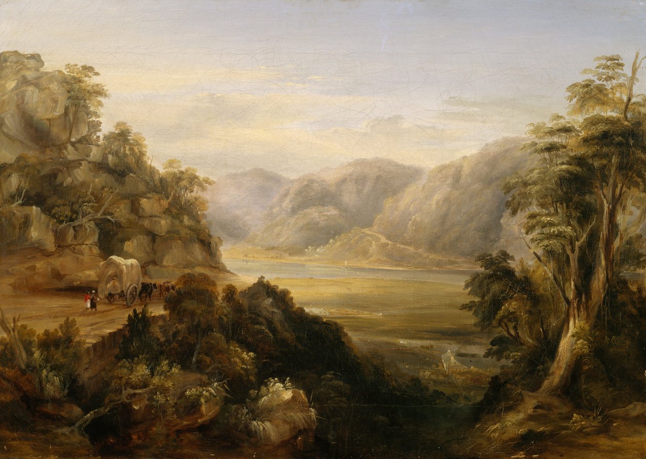 Prom Wisemans w 1838 r. autorstwa Conrad Martens