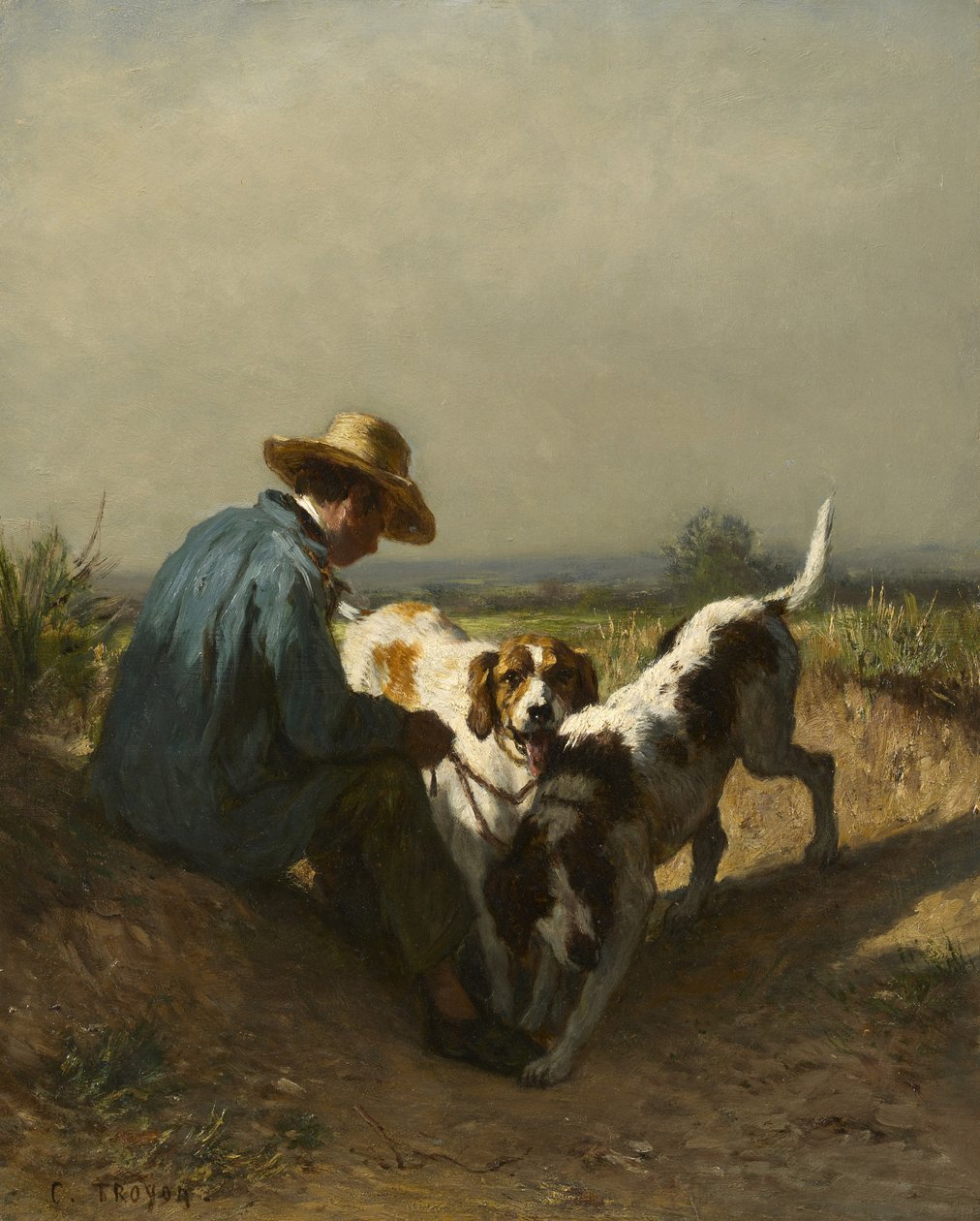 Gajowy, lata 50. XIX wieku autorstwa Constant Emile Troyon