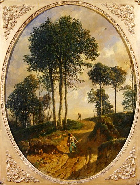 Kłusownik autorstwa Constant Emile Troyon