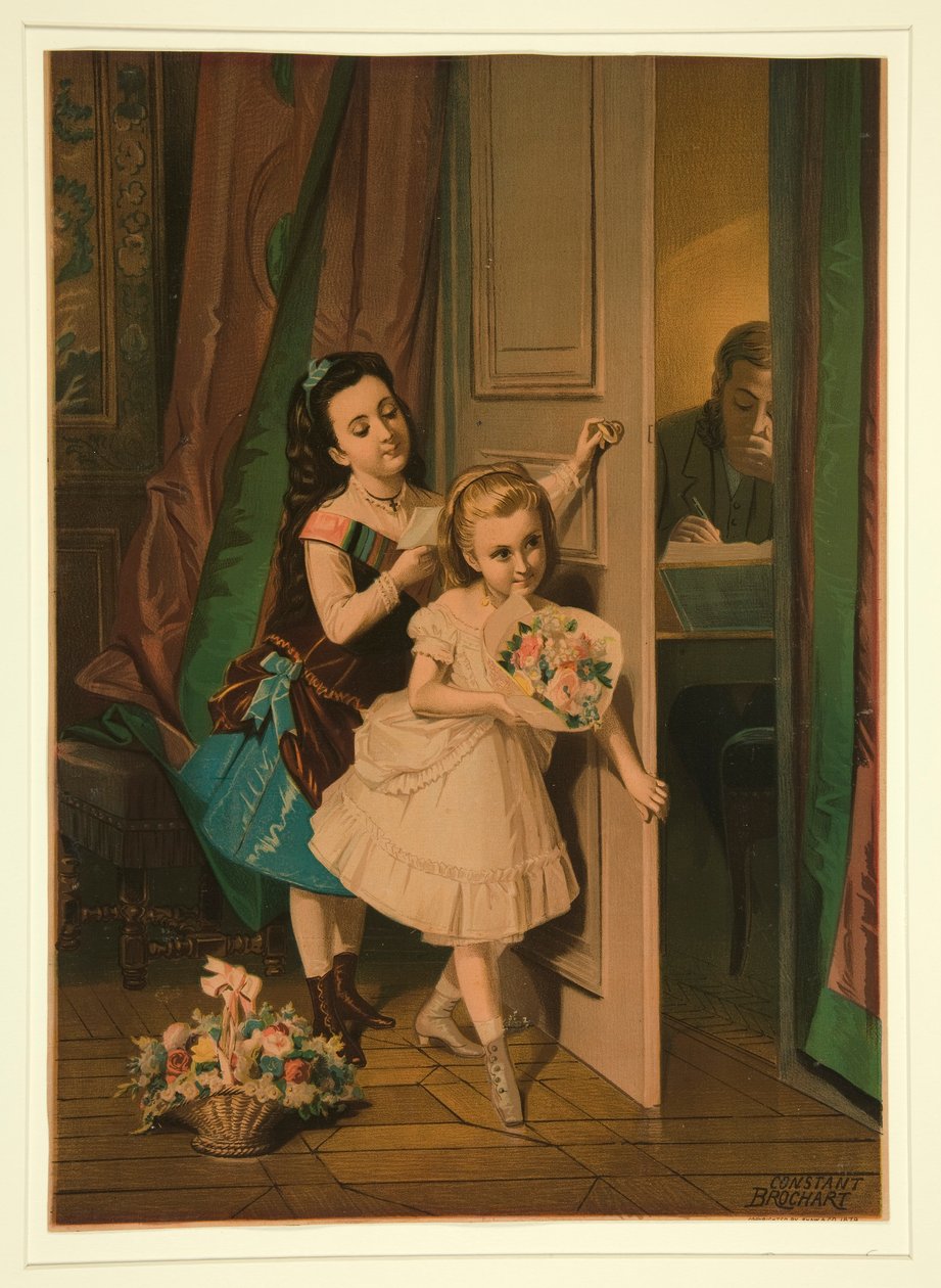 Bez tytułu (Kwiaty dla Ojca) autorstwa Constant Joseph Brochart