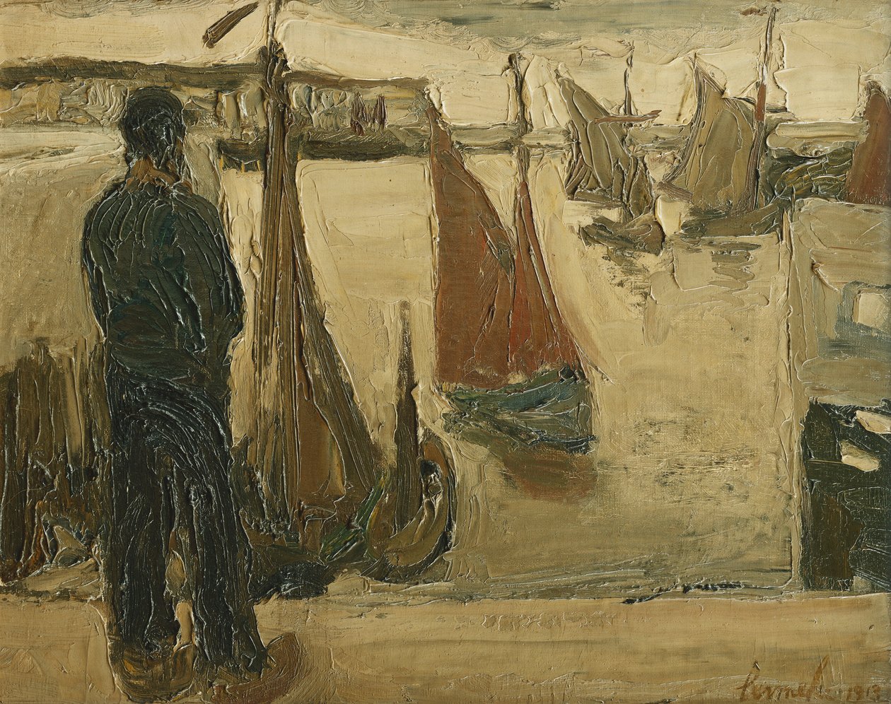 Port w Ostendzie autorstwa Constant Permeke