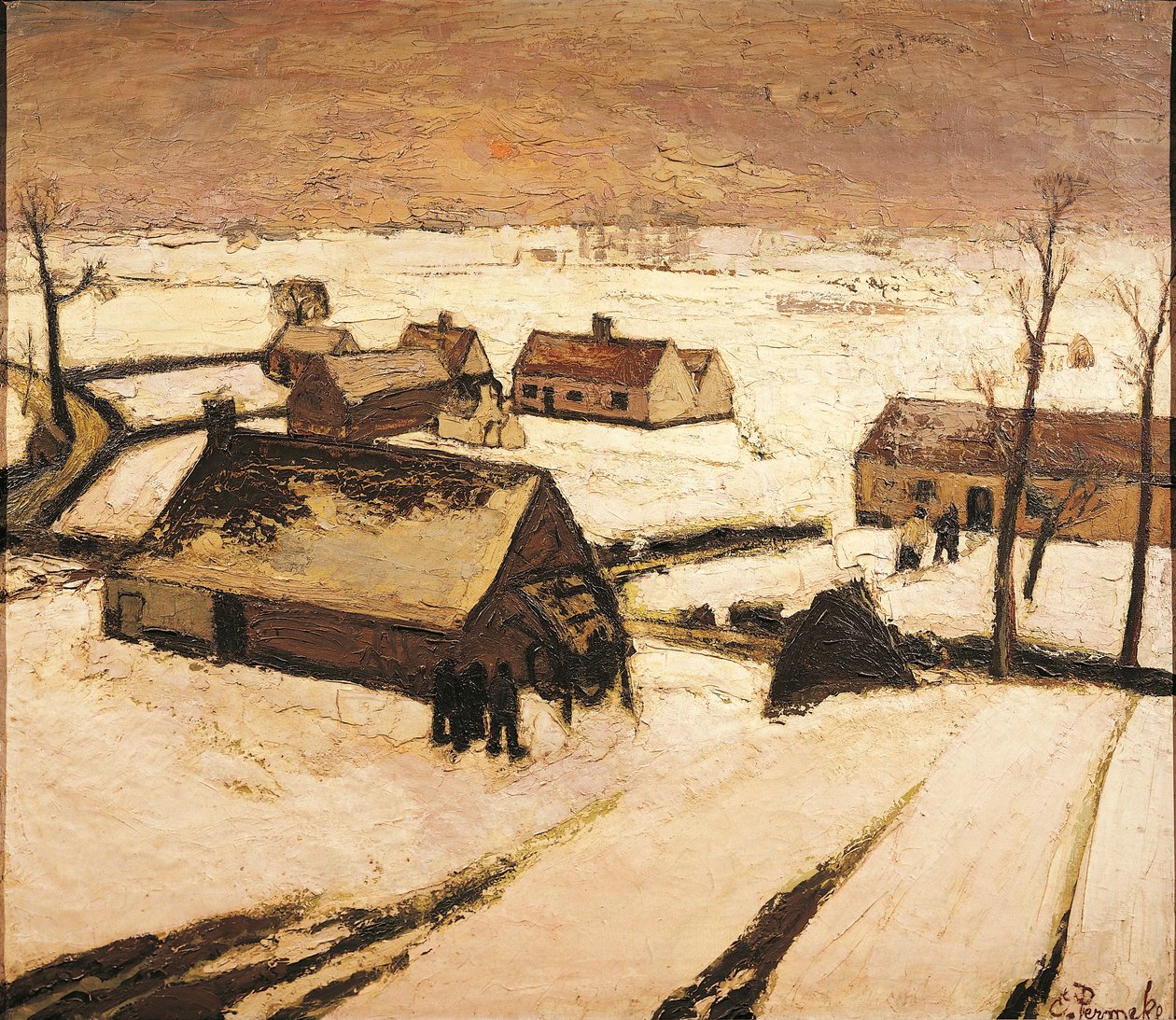 Ostatnie sakramenty autorstwa Constant Permeke