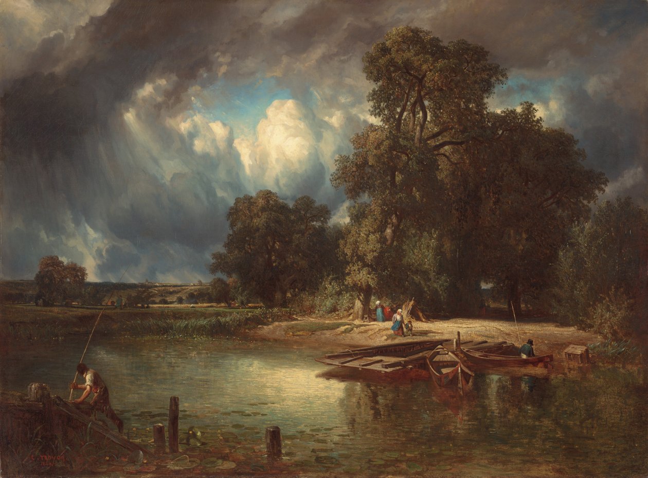 Zbliżająca się burza, 1849. autorstwa Constant Troyon