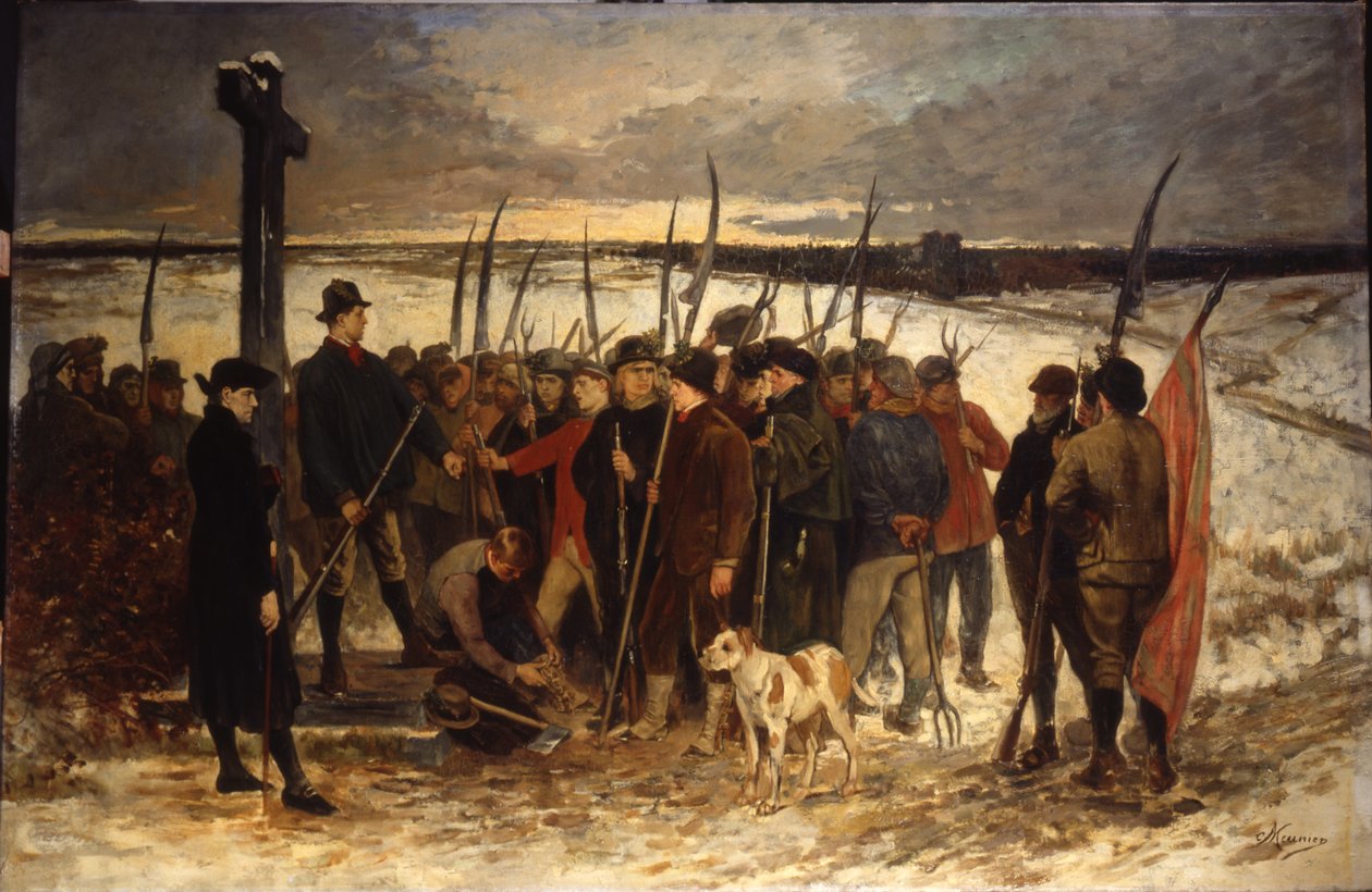 Wojna chłopska autorstwa Constantin Emile Meunier