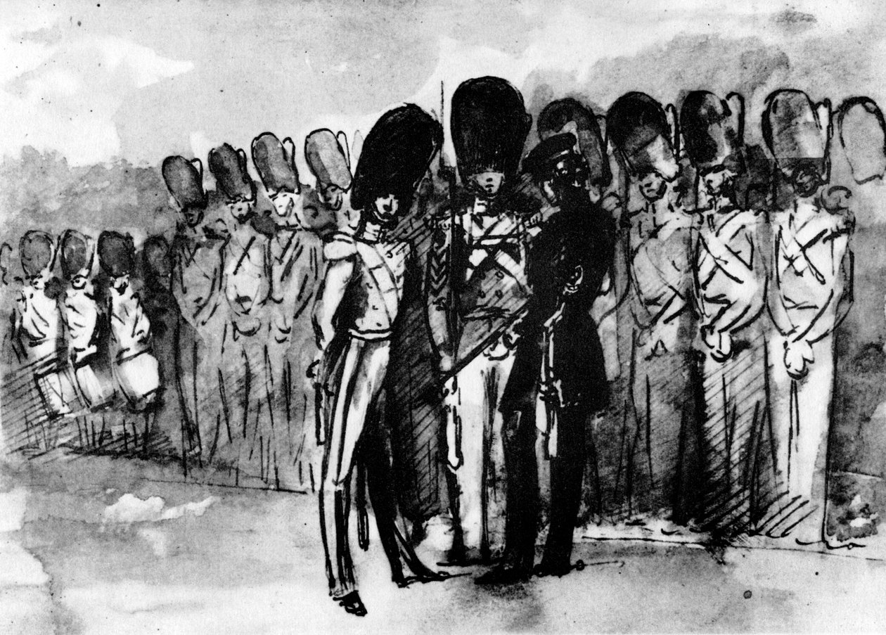 Na paradzie, 1930. autorstwa Constantin Guys