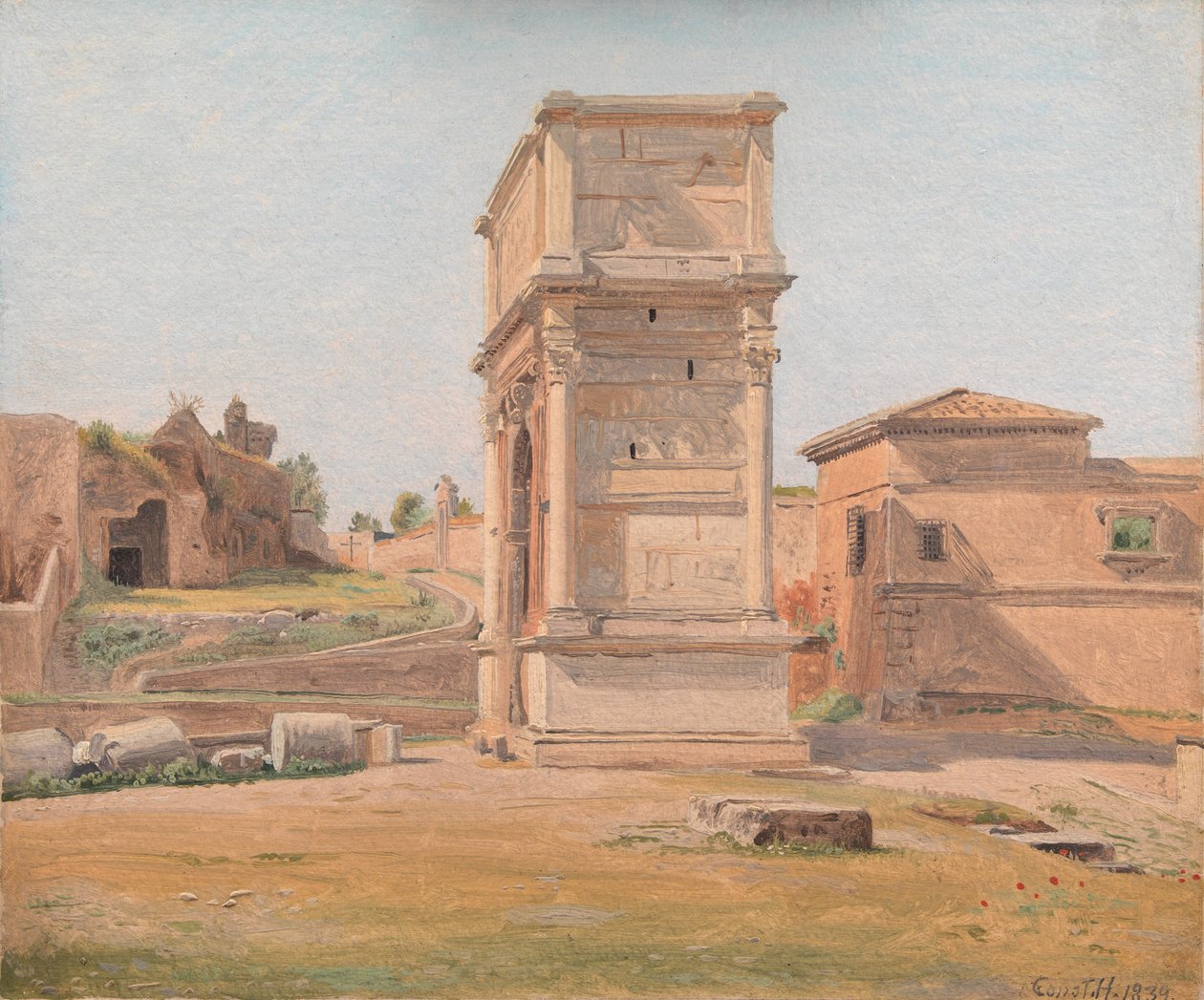 Łuk Tytusa w Rzymie autorstwa Constantin Hansen