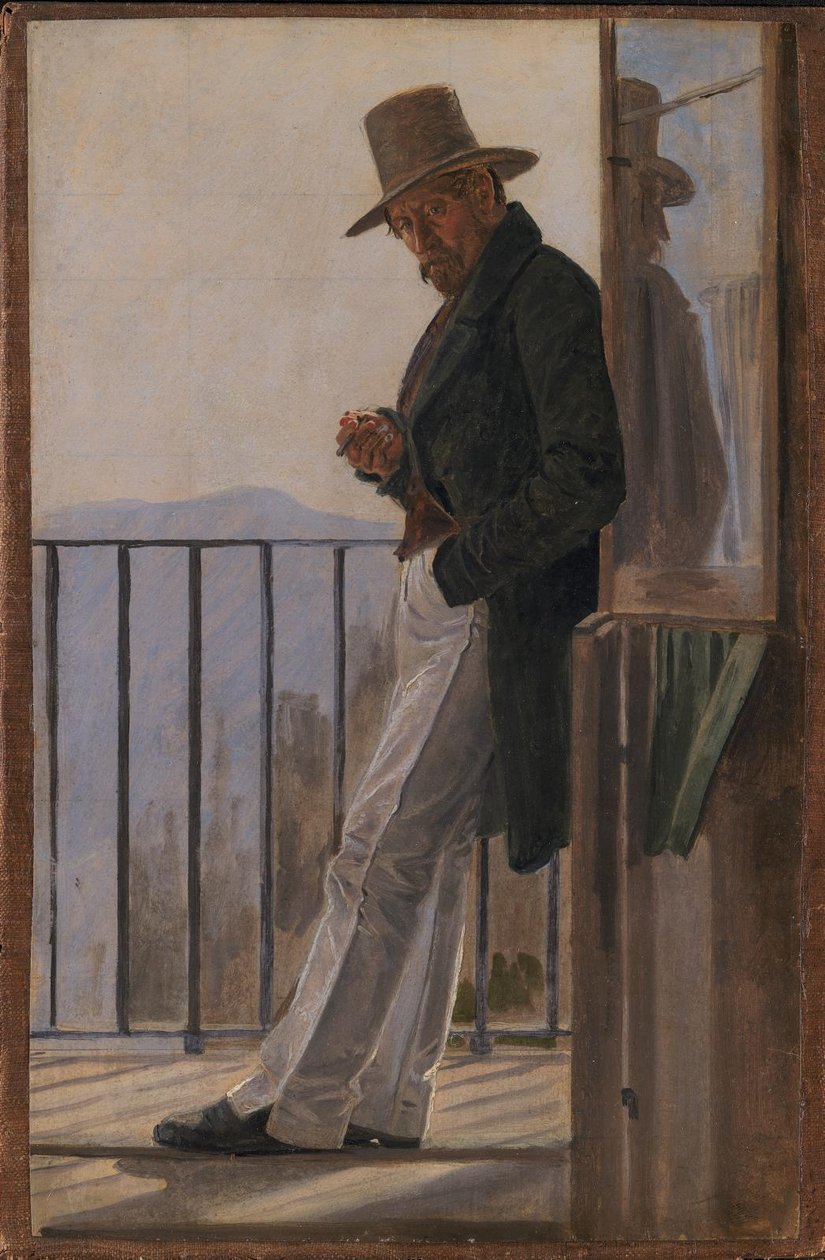 Malarz Ditlev Blunck autorstwa Constantin Hansen