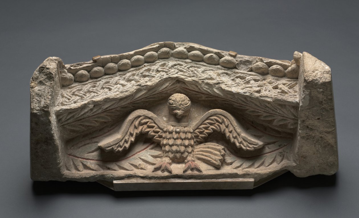 Fronton z orłem, 400s autorstwa Coptic
