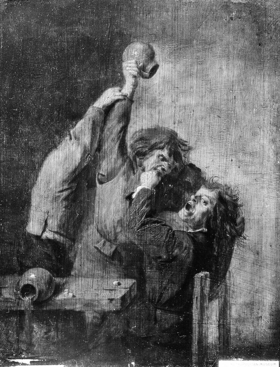 Bójka. autorstwa Copy after Adriaen Brouwer