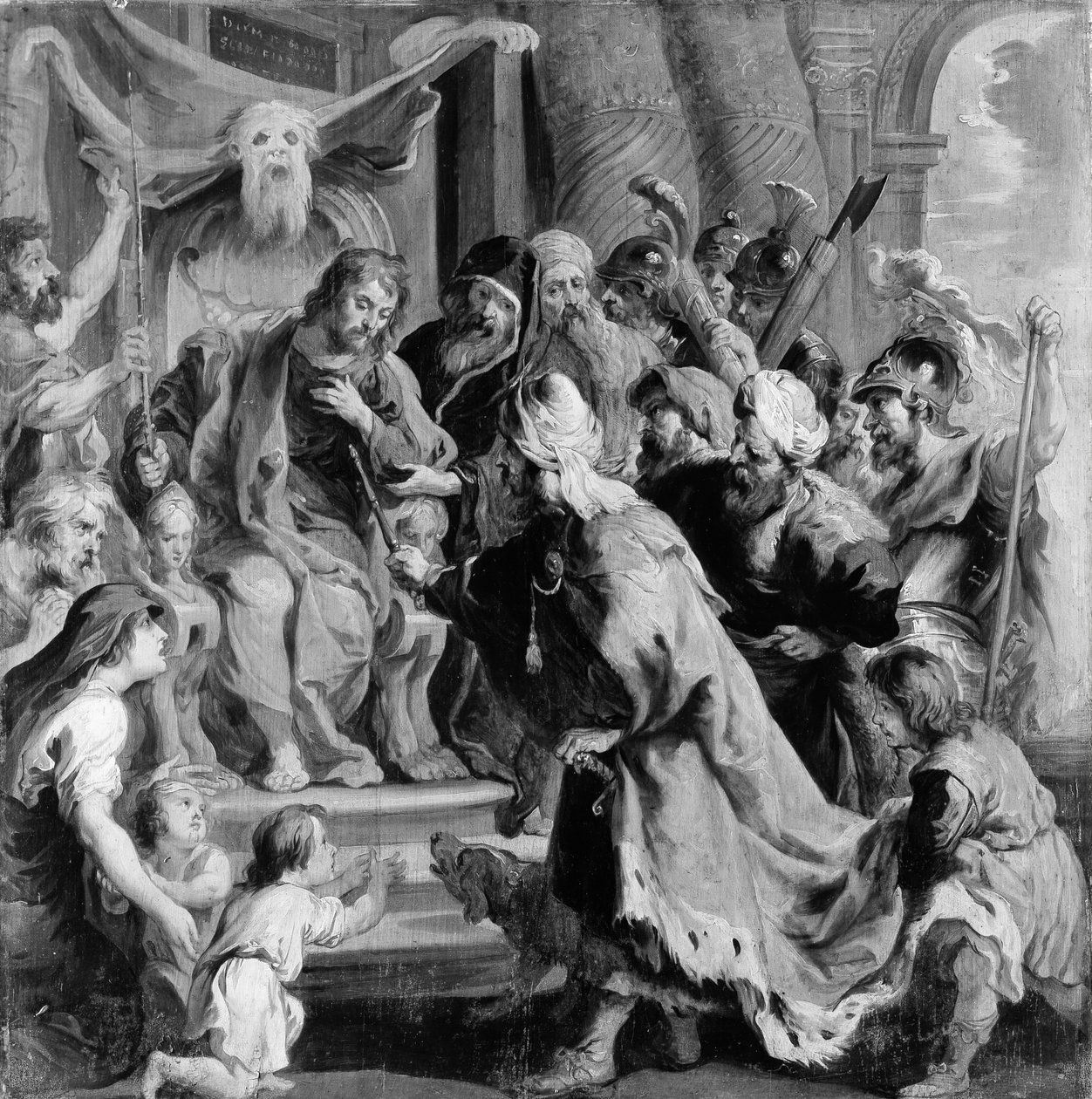 Kambyzes mianuje sędziego Otanesa. autorstwa Copy after Peter Paul Rubens